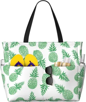 Beach Tote Bag for Women Beach Bag Waterproof and Sandproof Tote Bag with Wet Bag Large Travel Bag for Weekend Travel