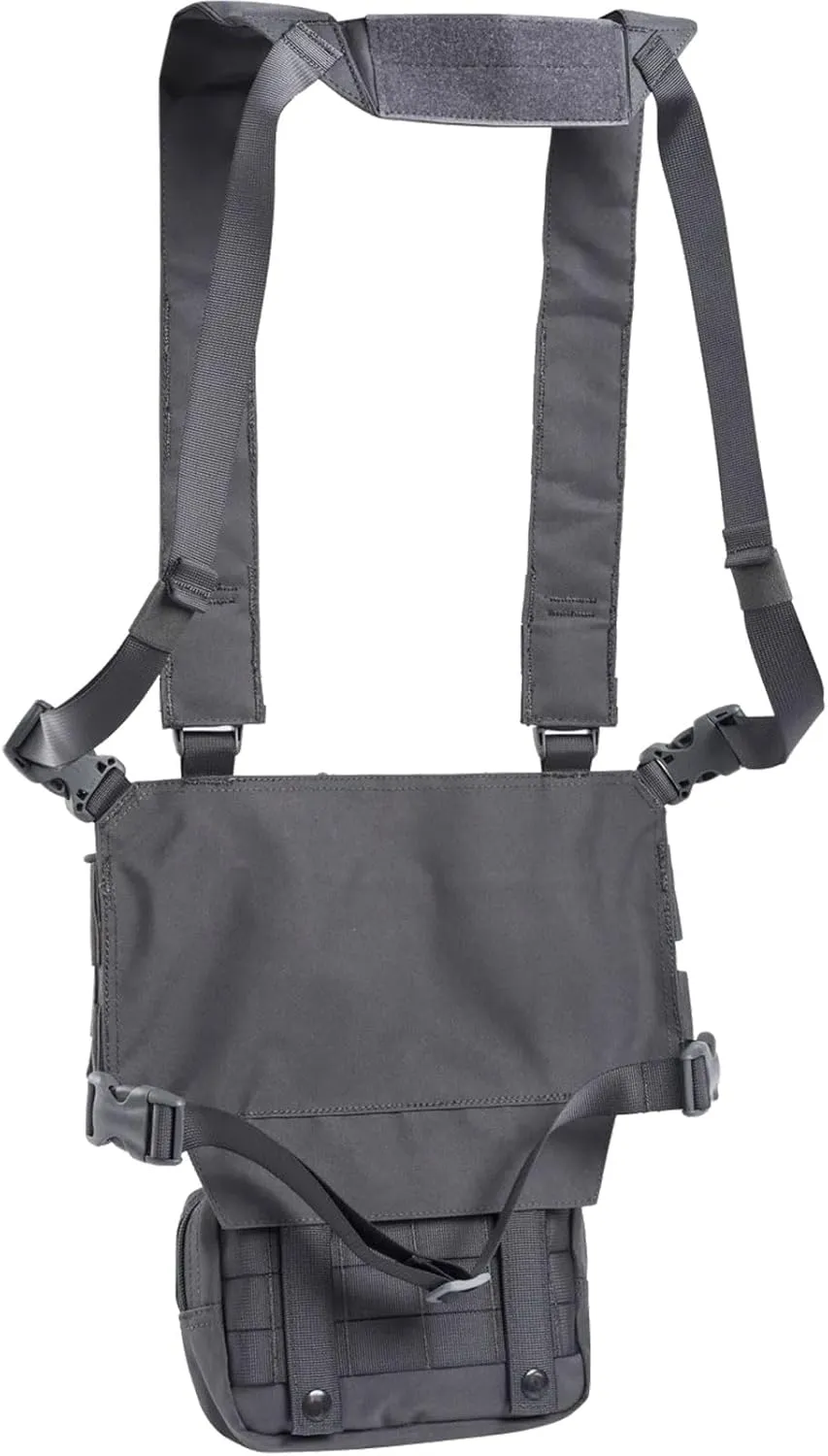 Beretta Tactical Chest Rig - Durable Outdoor Hunting Shooting MOLLE Chest Pack Bag w/Front Pocket & Removable Bottom Pouch