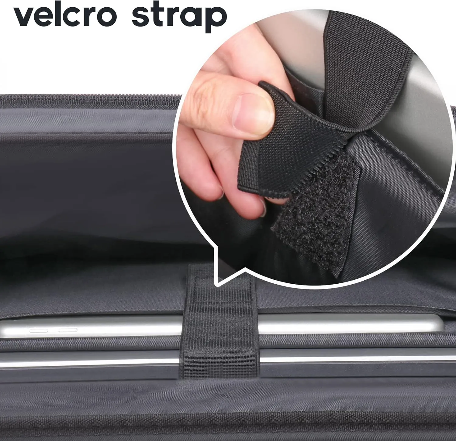 BERTASCHE Laptop Bag 15.6 inch for Men, Laptop Case Computer Bag for Work Business Trip Laptop Carrying Case w/Shoulder Strap Grey