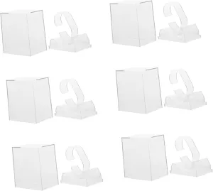 BESPORTBLE 6pcs Watch Display Cases Watch Storage Boxes Packing Box Organizer Strap Storage Case Display
