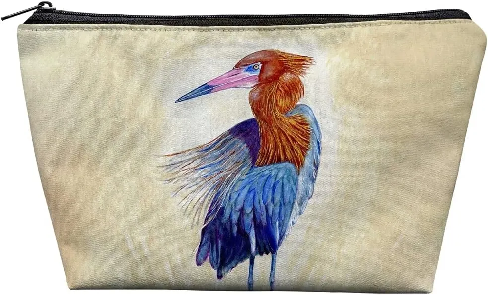 Betsy Drake PC1133 8.5 x 6 in. Reddish Egret Portrait Pouch