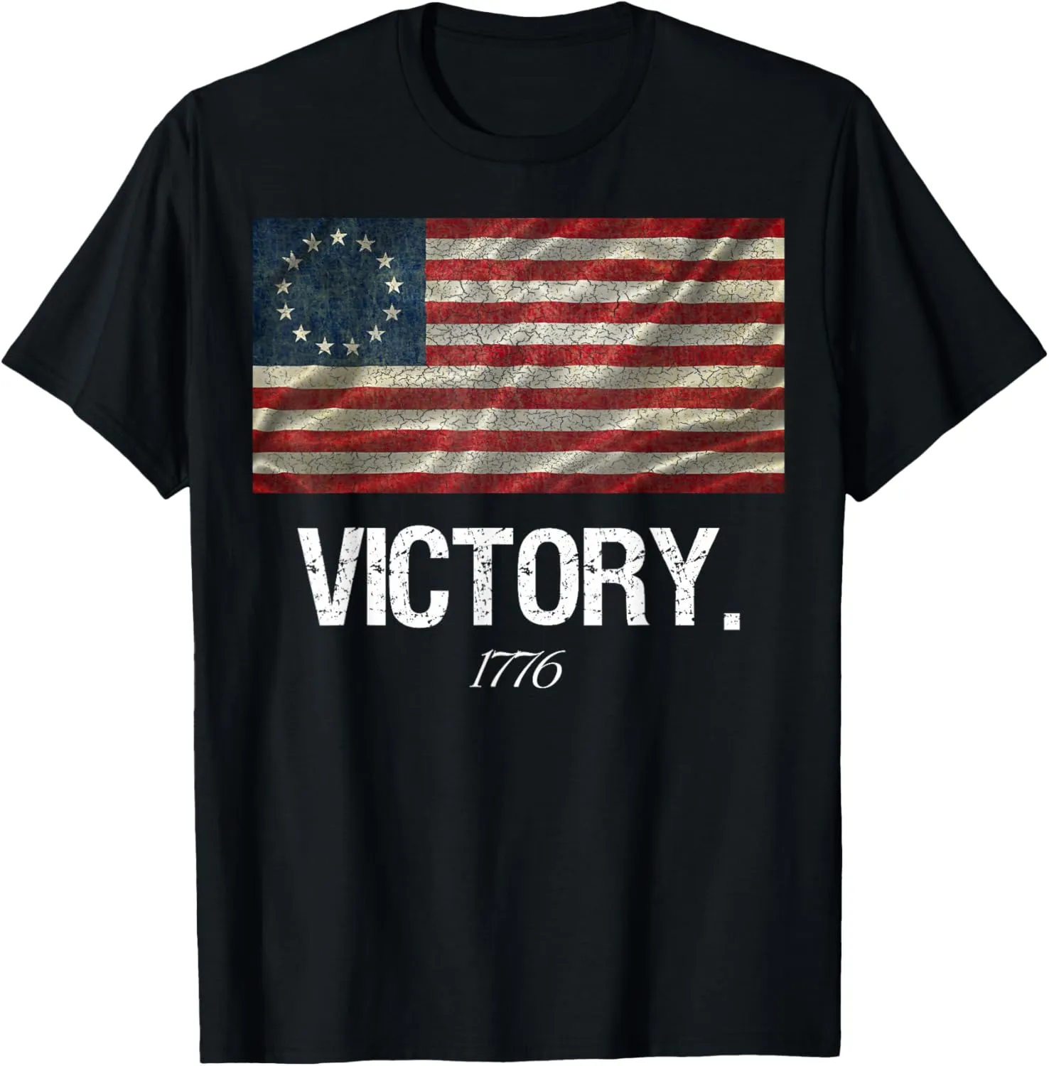 Betsy Ross Flag Shirt Revolution Victory 1776 American Flag T-Shirt