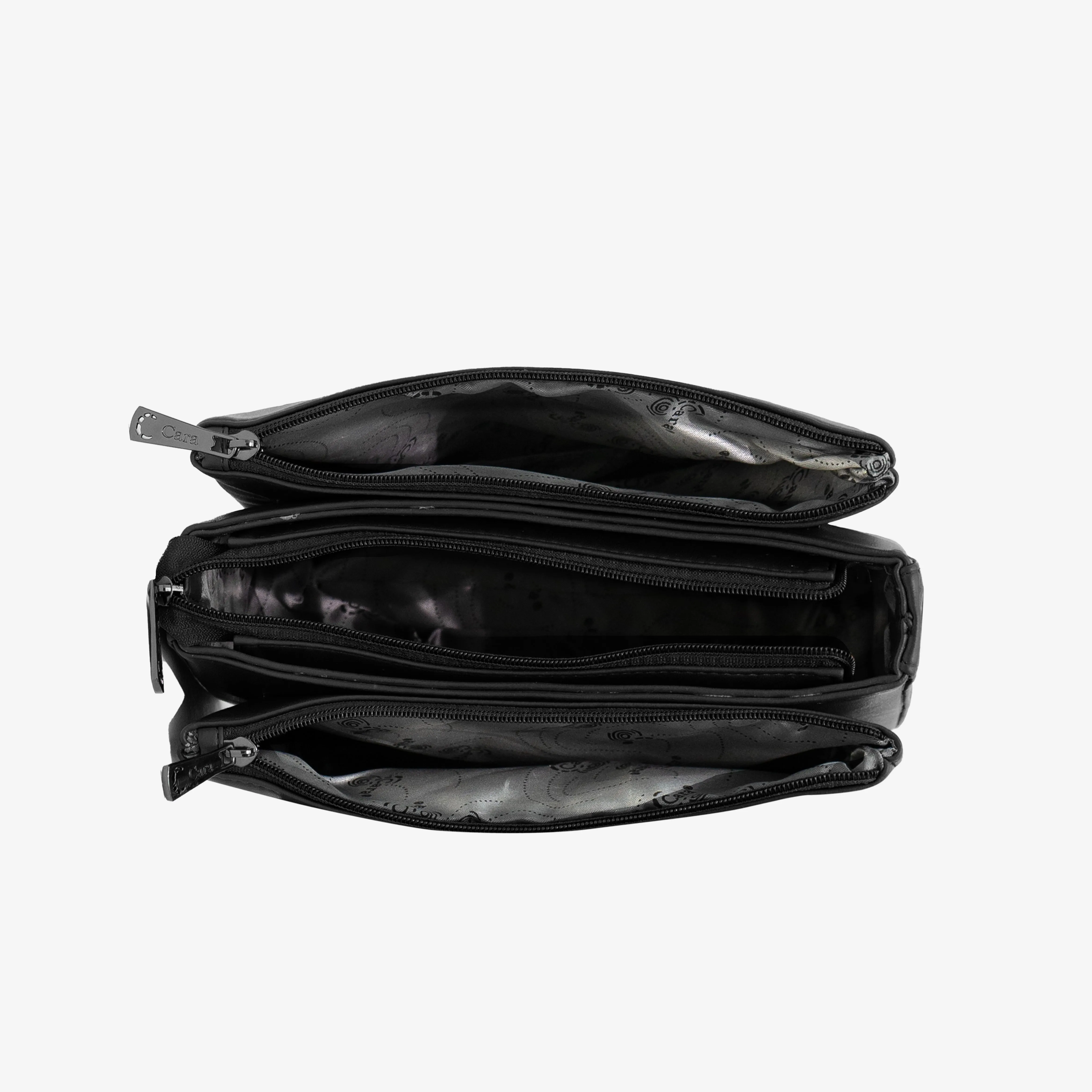 black Casual Catcher slingbag  | cara