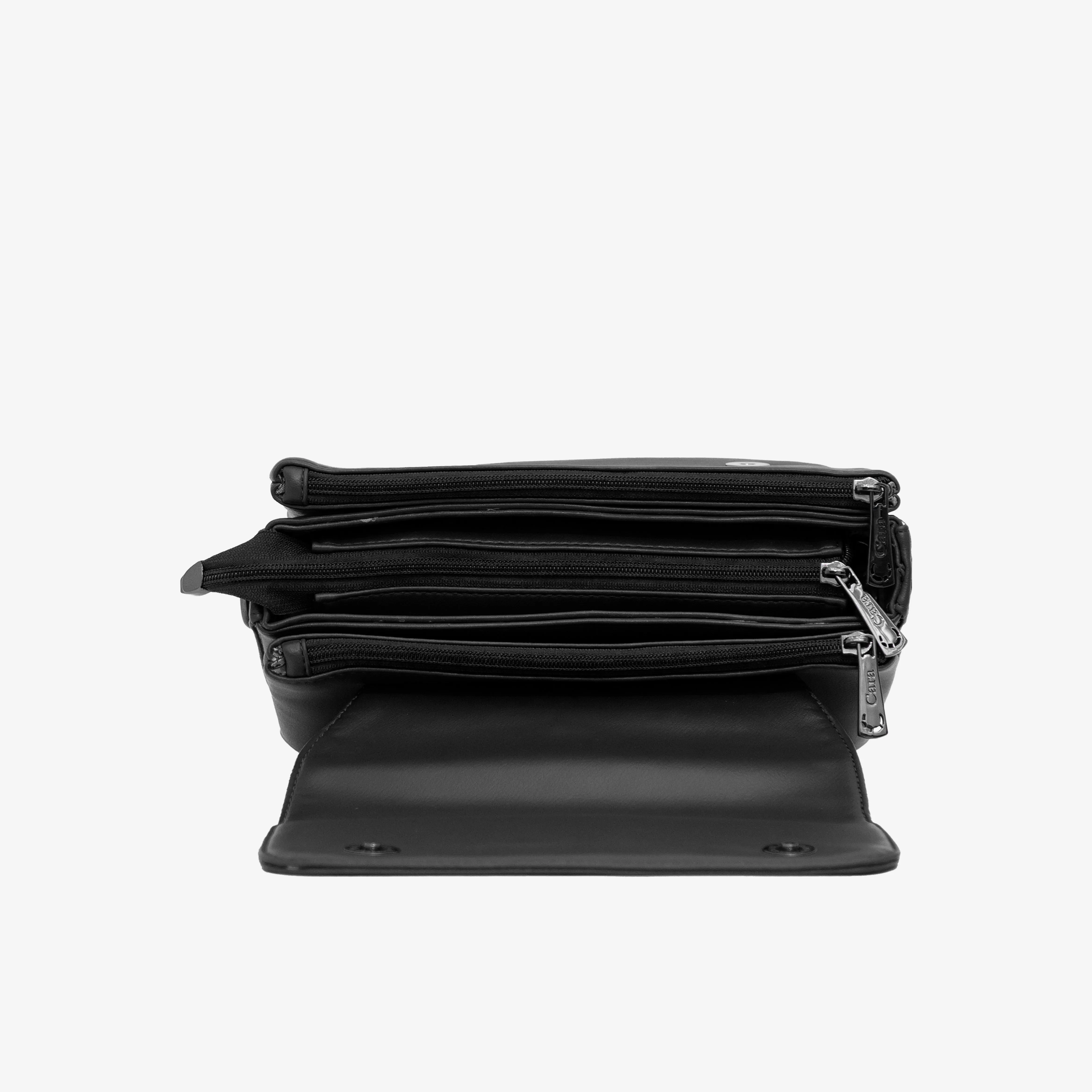 black Casual Catcher slingbag  | cara