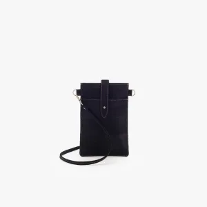 Black Cork Crossbody Pouch