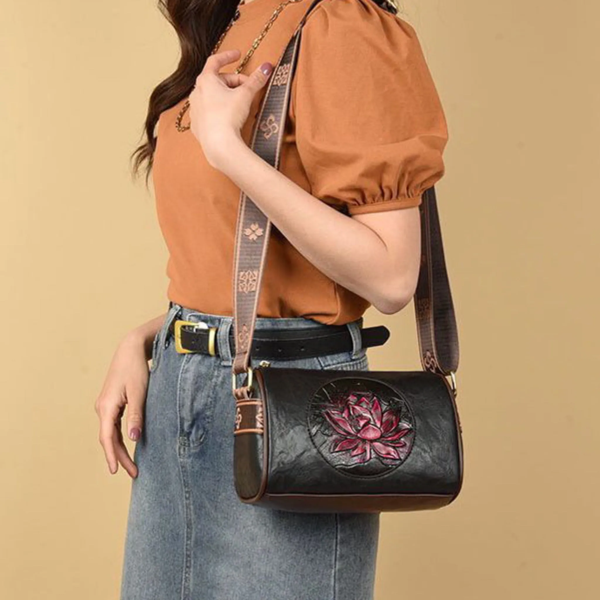 Black Kira Sling Bag