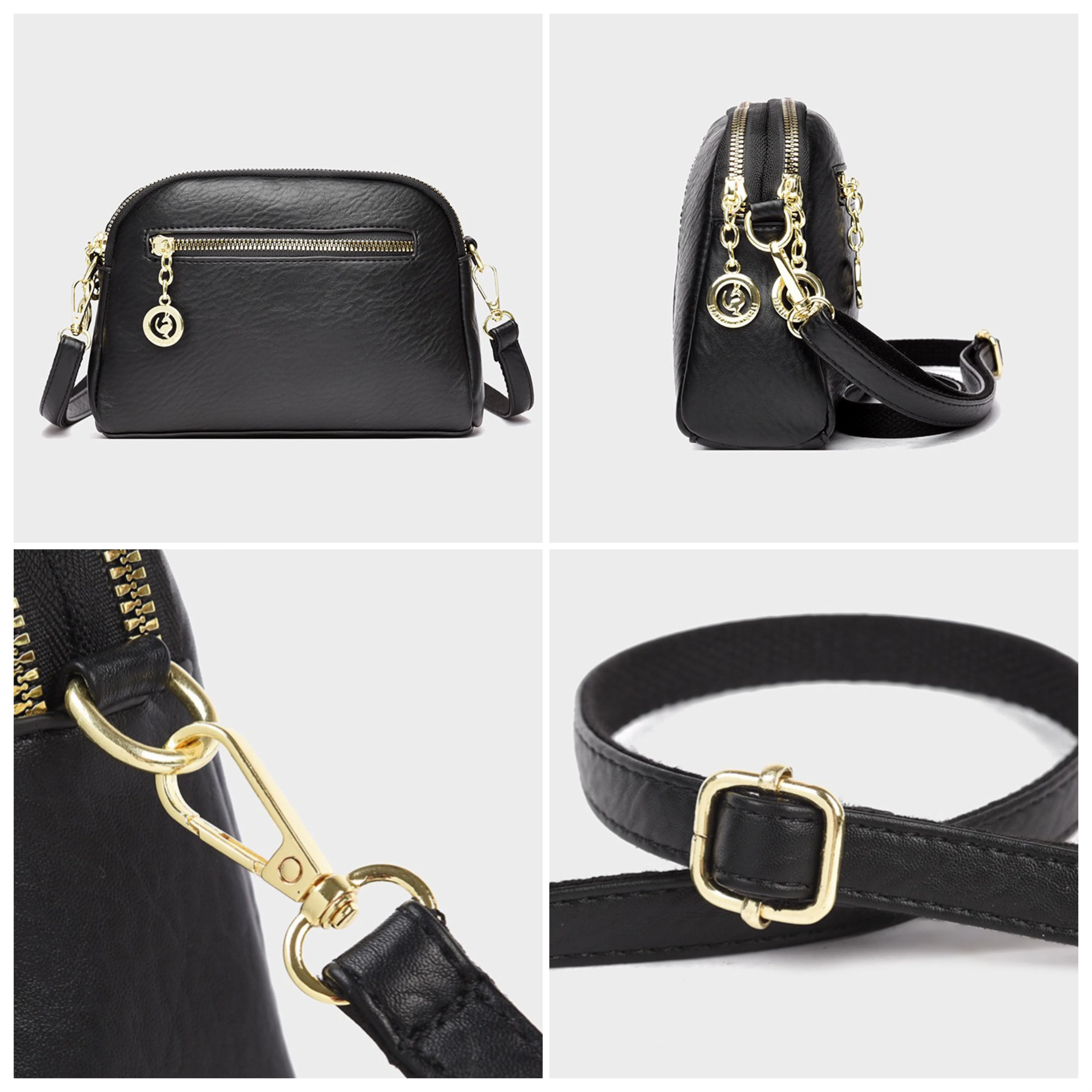 Black Tyro Sling Bag
