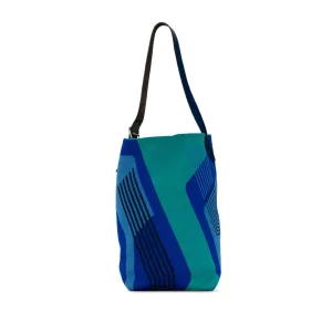 Blue Hermès Technical Mesh Etrivière Dynamo MM Tote Bag