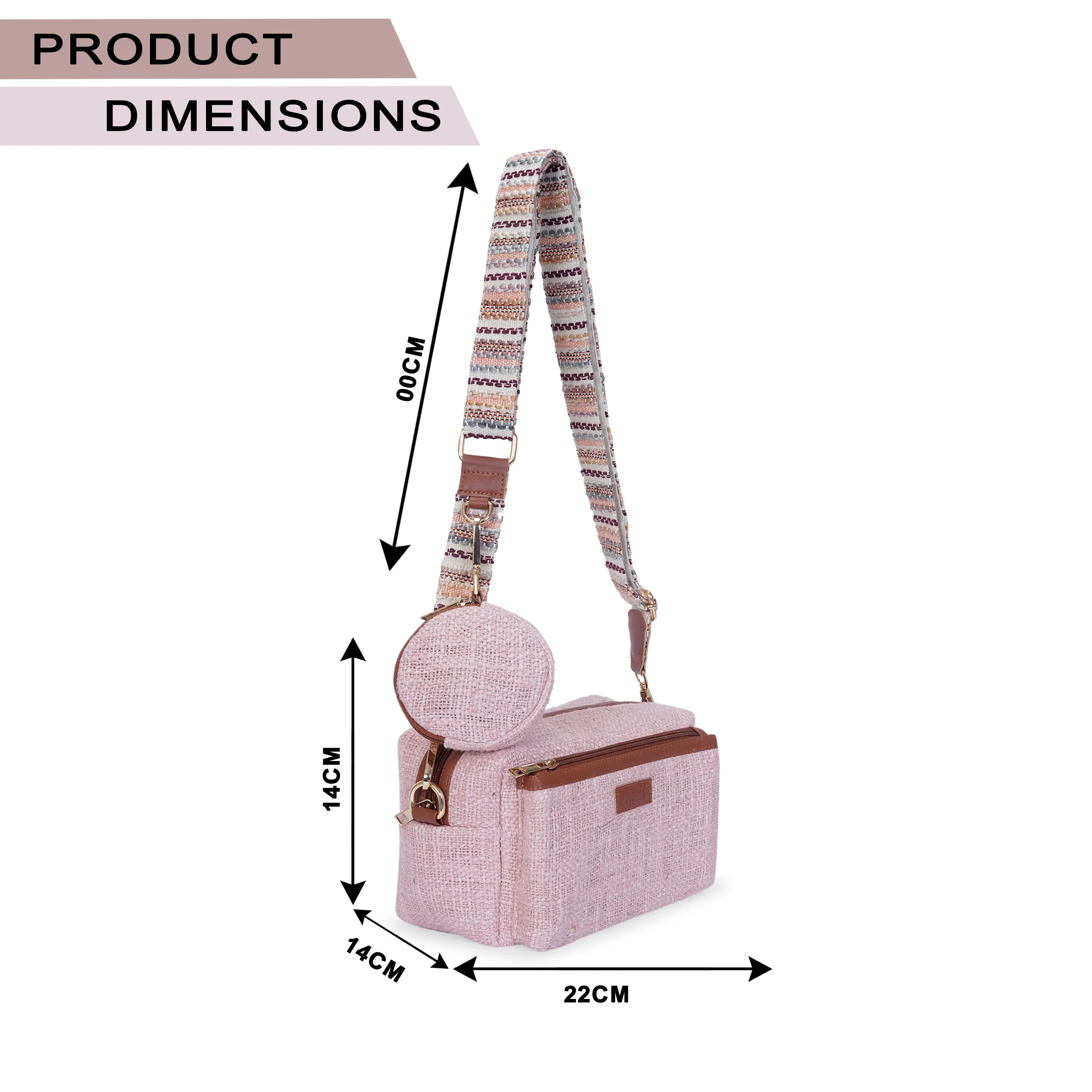 Blush Blossom - Box Sling Bag