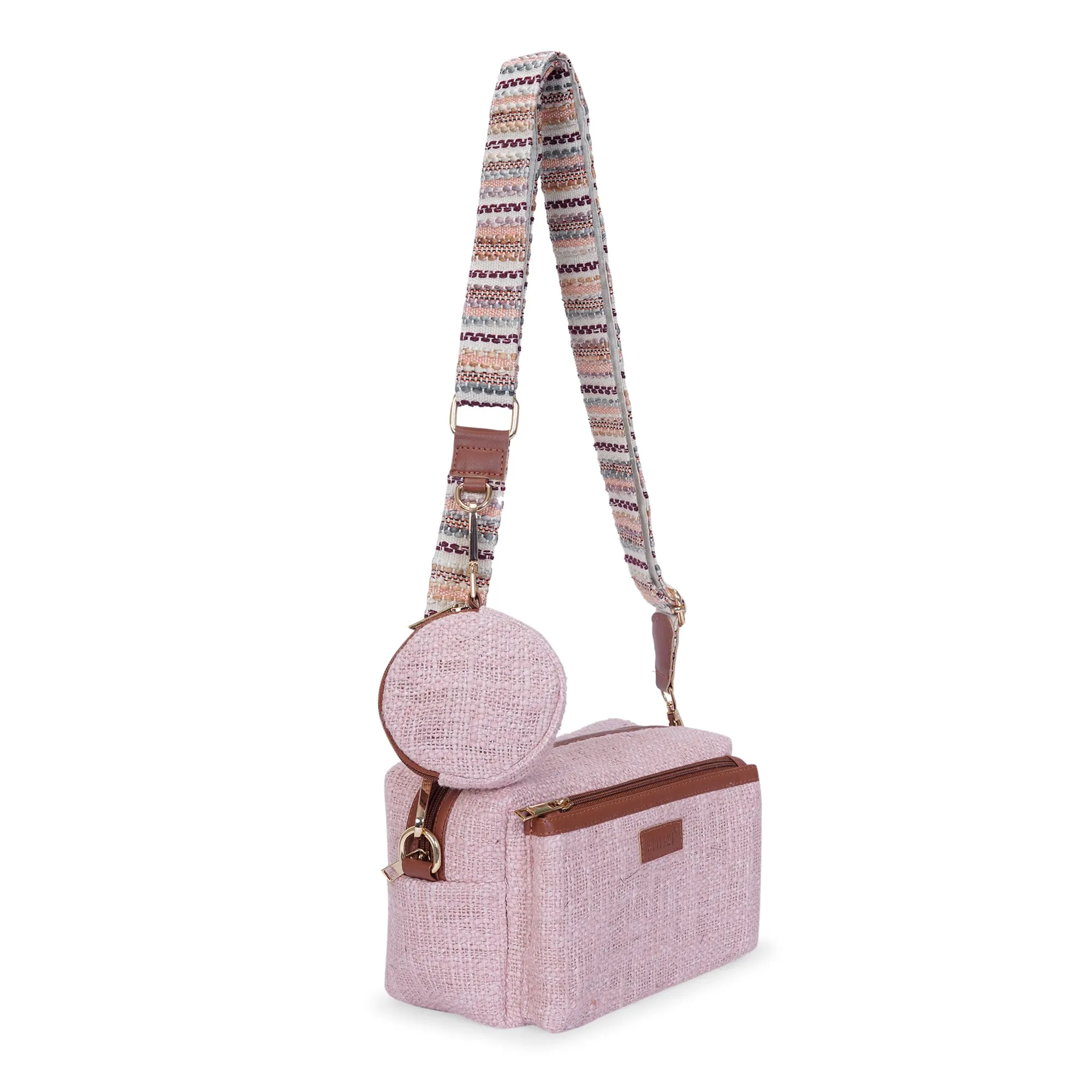 Blush Blossom - Box Sling Bag