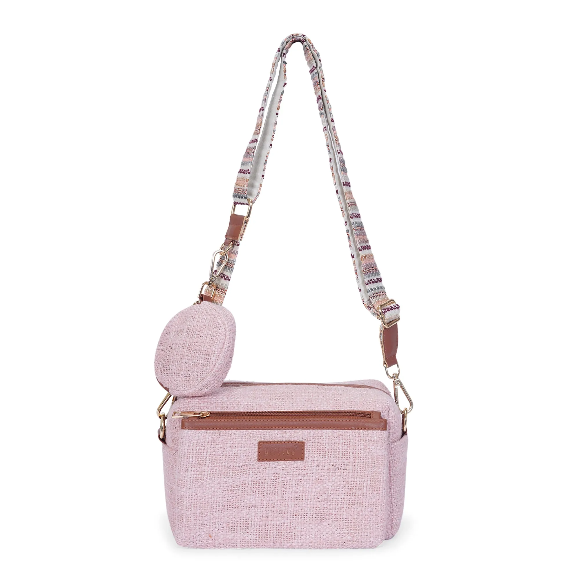 Blush Blossom - Box Sling Bag