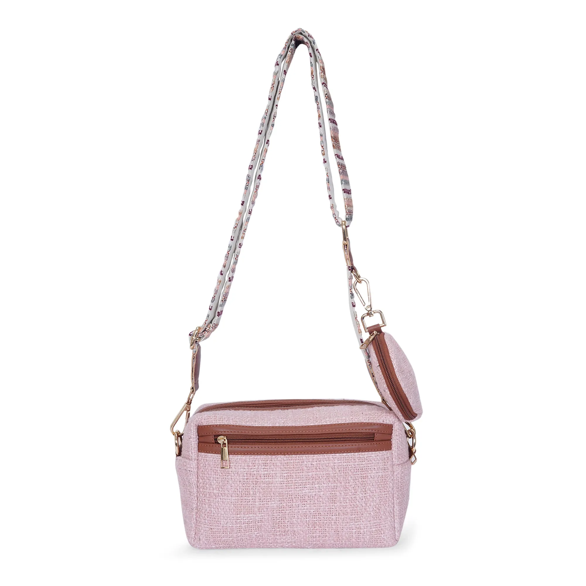 Blush Blossom - Box Sling Bag