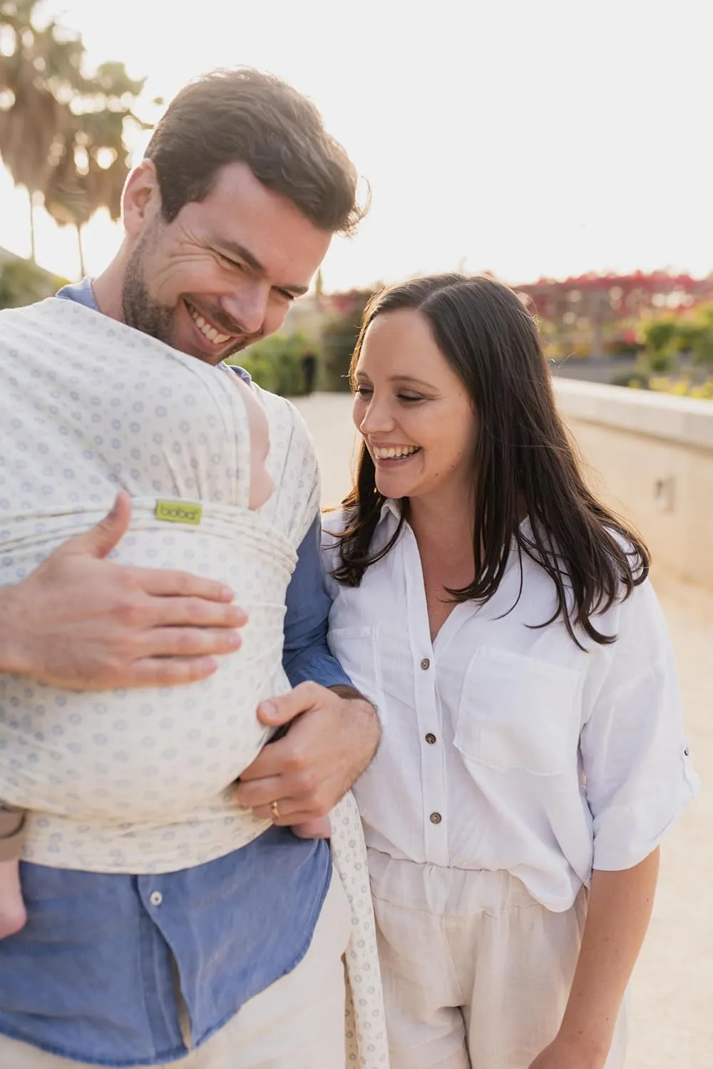 Boba Baby Wrap Carrier - Original Baby Carrier Wrap Sling for Newborns - Baby Wearing Essentials - Newborn Wrap Swaddle Holder, Newborn to Toddler Infant Sling (Serenity Anvi)