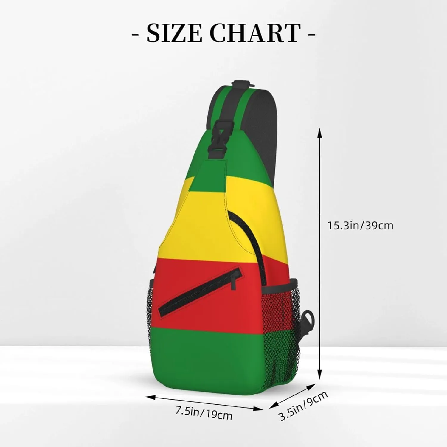 Boho Mandala Abstract Flower Sling Bag Adjustable Crossbody Bag Casual Chest Bags Travel Shoulder Backpack