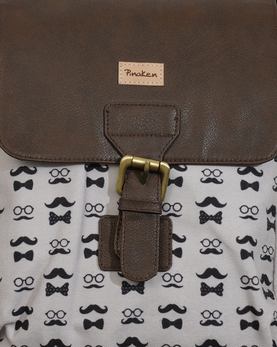 Bow & Moustache Sling Bag