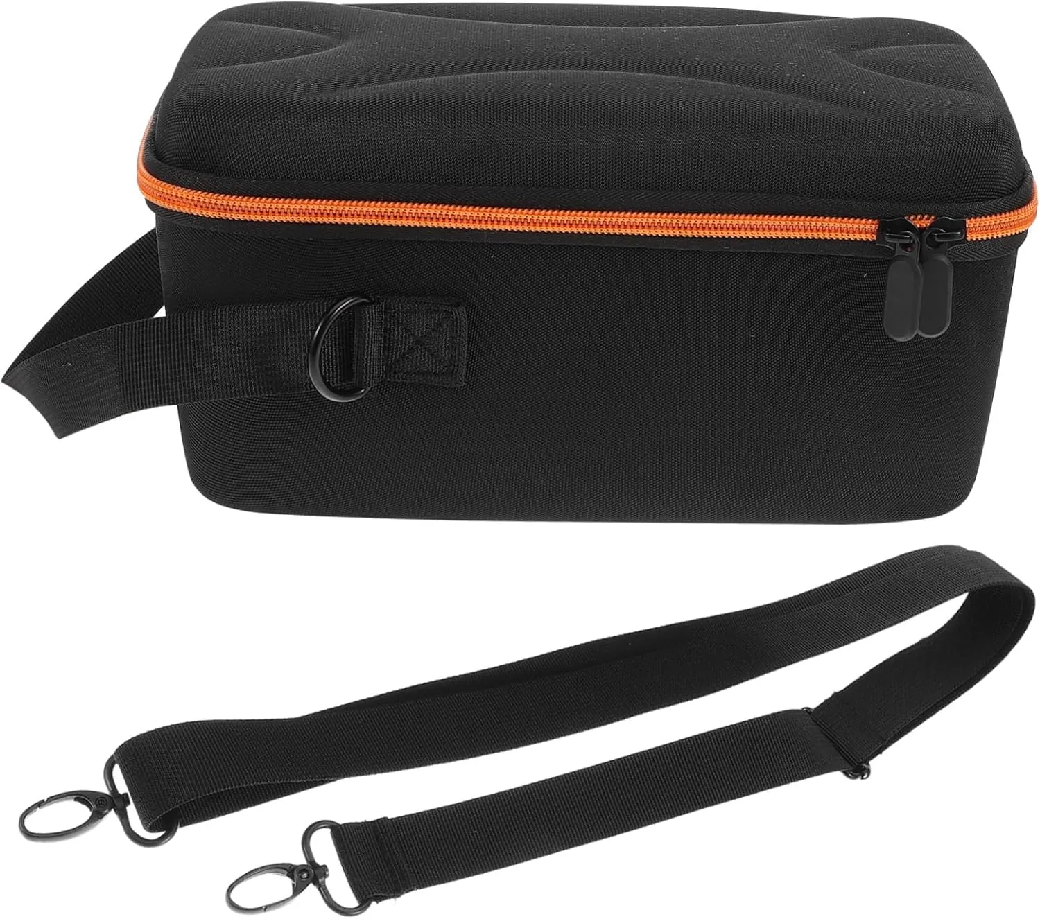 Box Speaker Storage Box Travel Carry Bags Speaker Dust Cover Speaker Case Portable Electronic Organizer Speaker Carry Cases Bag Speaker Cover Case for Speaker Metal Black