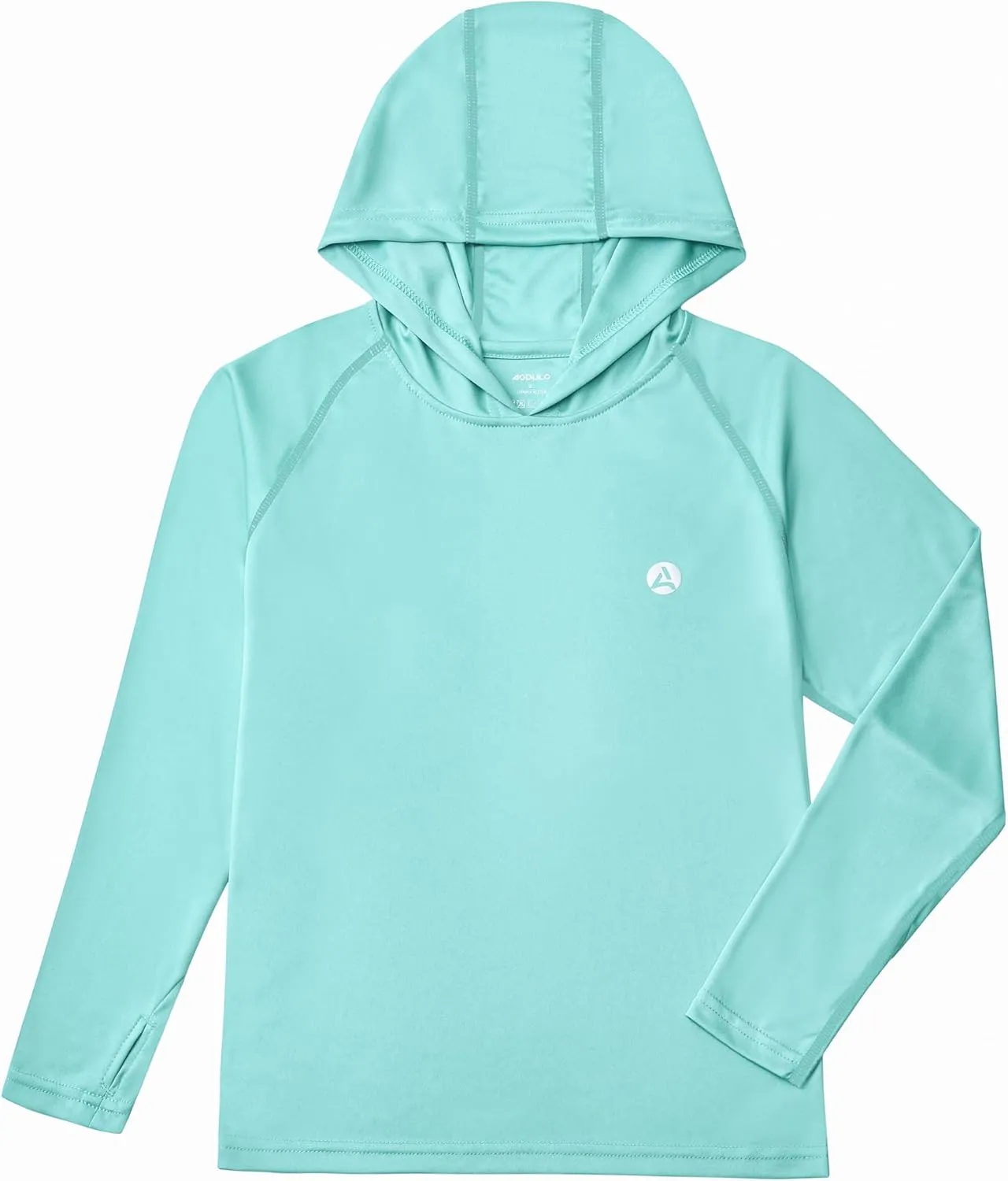 Boys Grils Long Sleeve Sun Shirts UPF50  Hoodie Thumbhole Rash Guard Quick Dry Atheltic Hiking Workout Water Playing