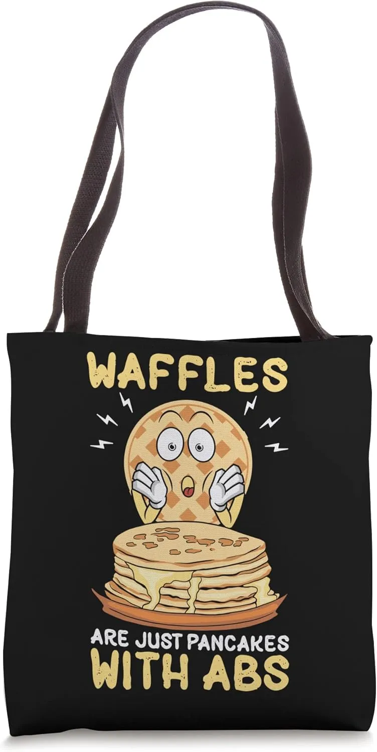 Breakfast Pancakes Abs Gym Workout Tote Bag