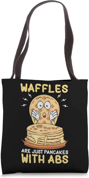Breakfast Pancakes Abs Gym Workout Tote Bag
