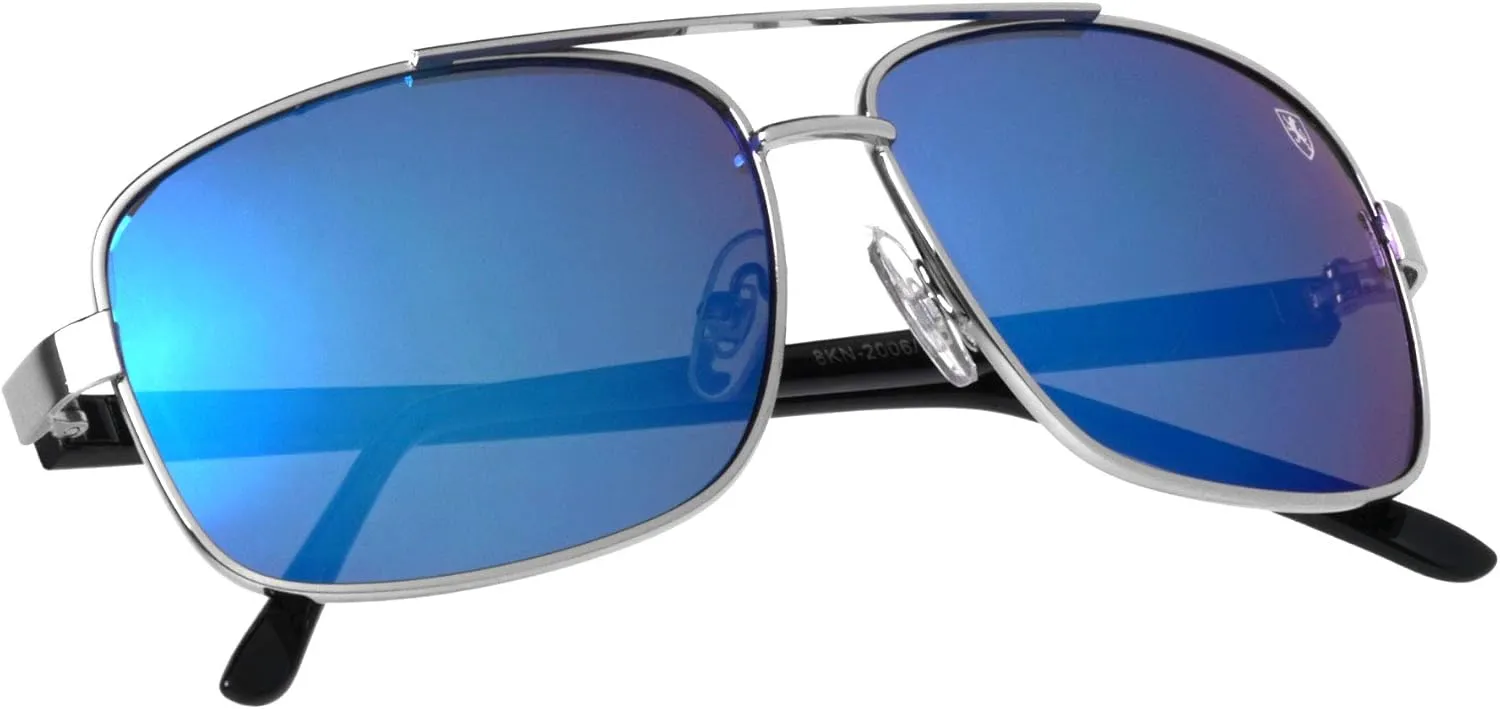 Breakout - Polarized Lightweight Rectangular Aviators Sunglasses