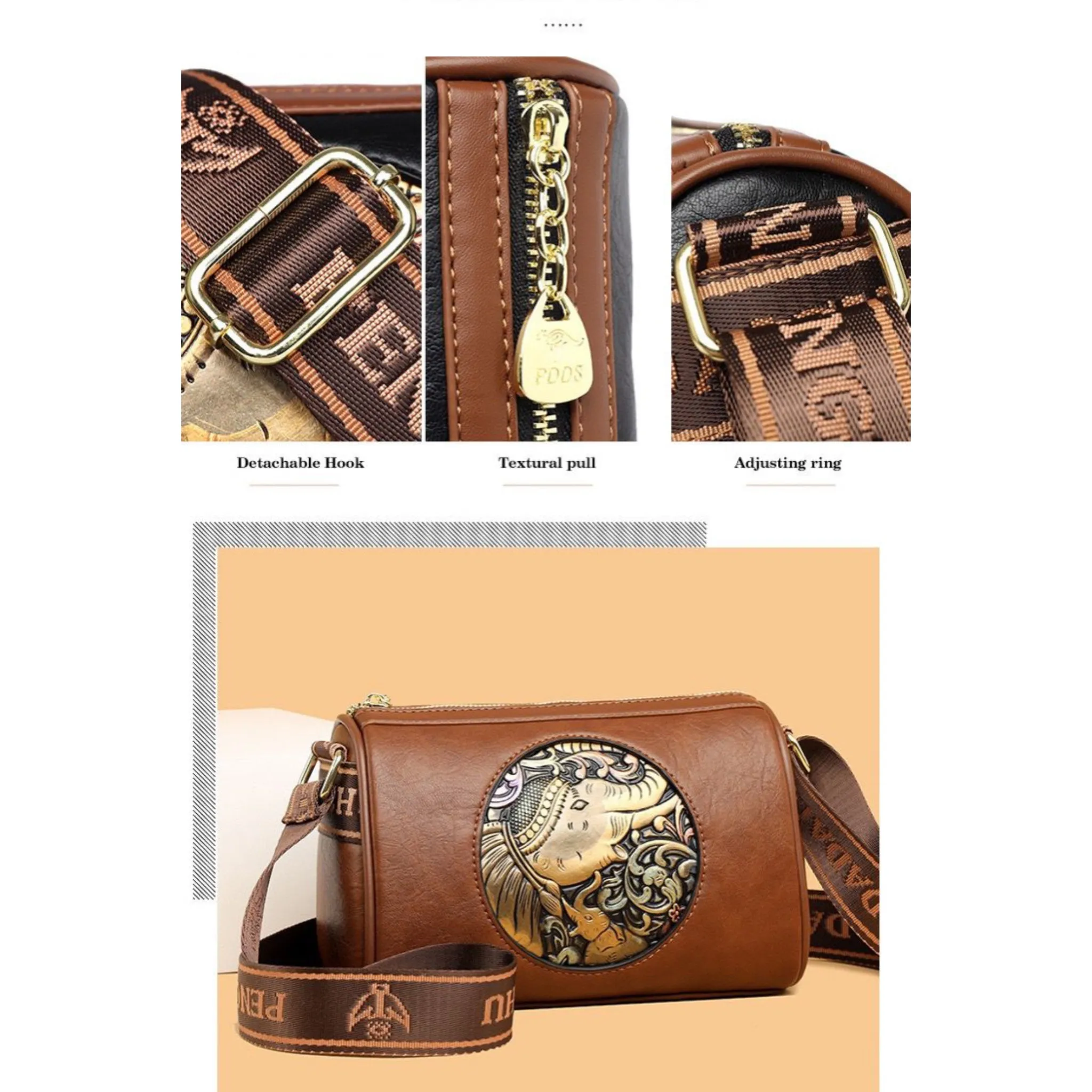 Brown Vara Sling Bag