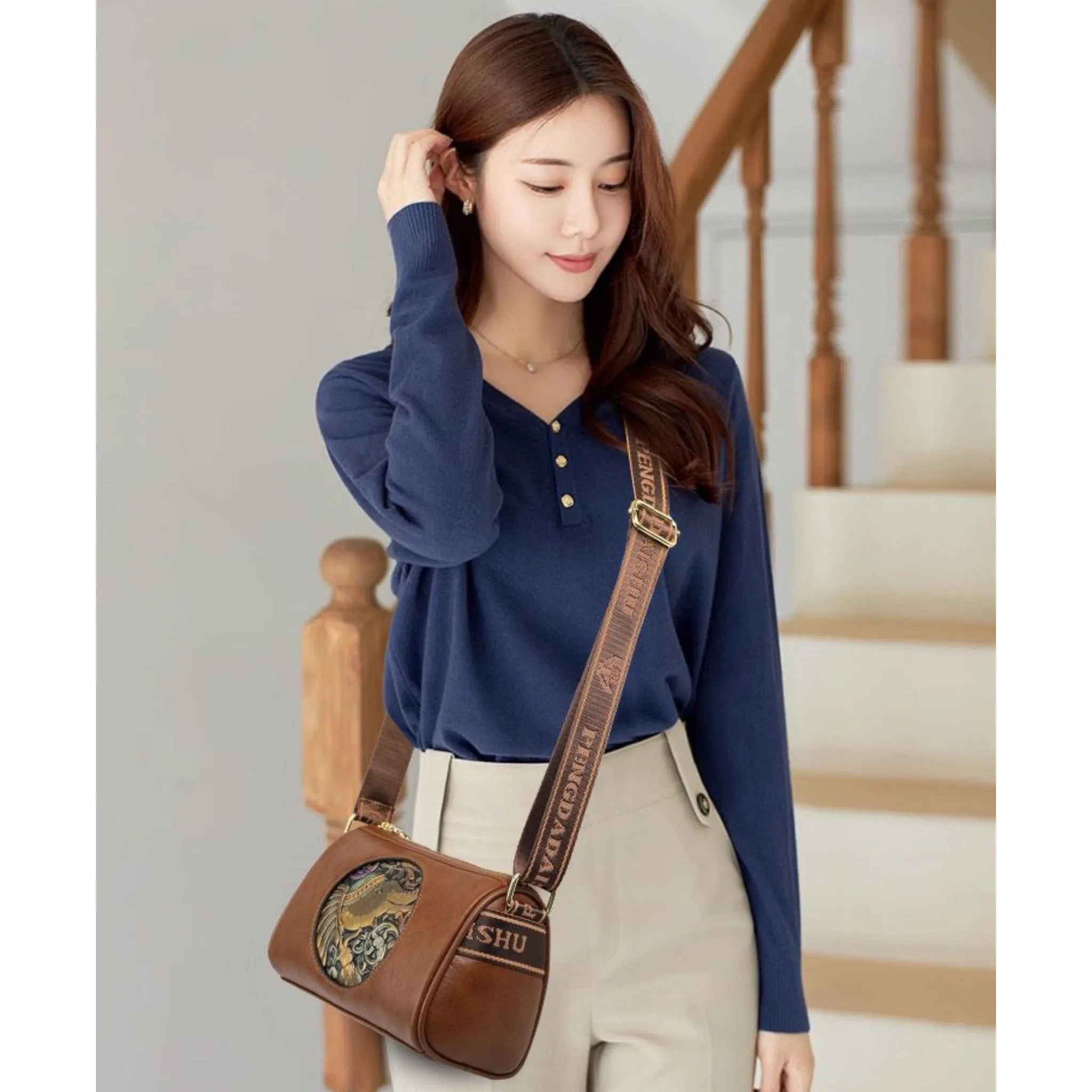 Brown Vara Sling Bag