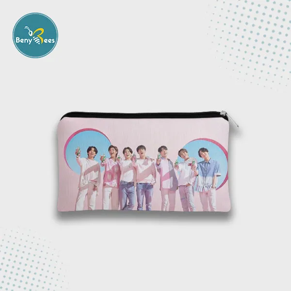 BTS Pencil / Pen Pouch (Digitally printed on Cloth)