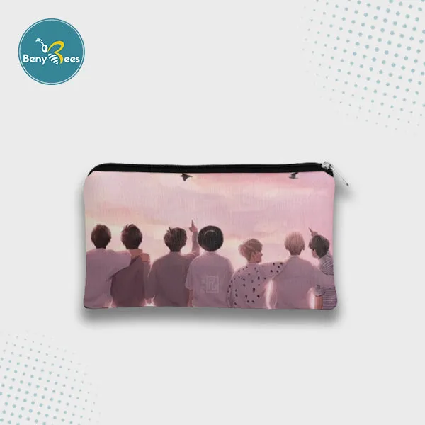 BTS Pencil / Pen Pouch (Digitally printed on Cloth)