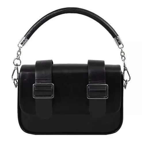 Buckle Handbag – Trendy & Stylish Shoulder Bag for Women (Black)