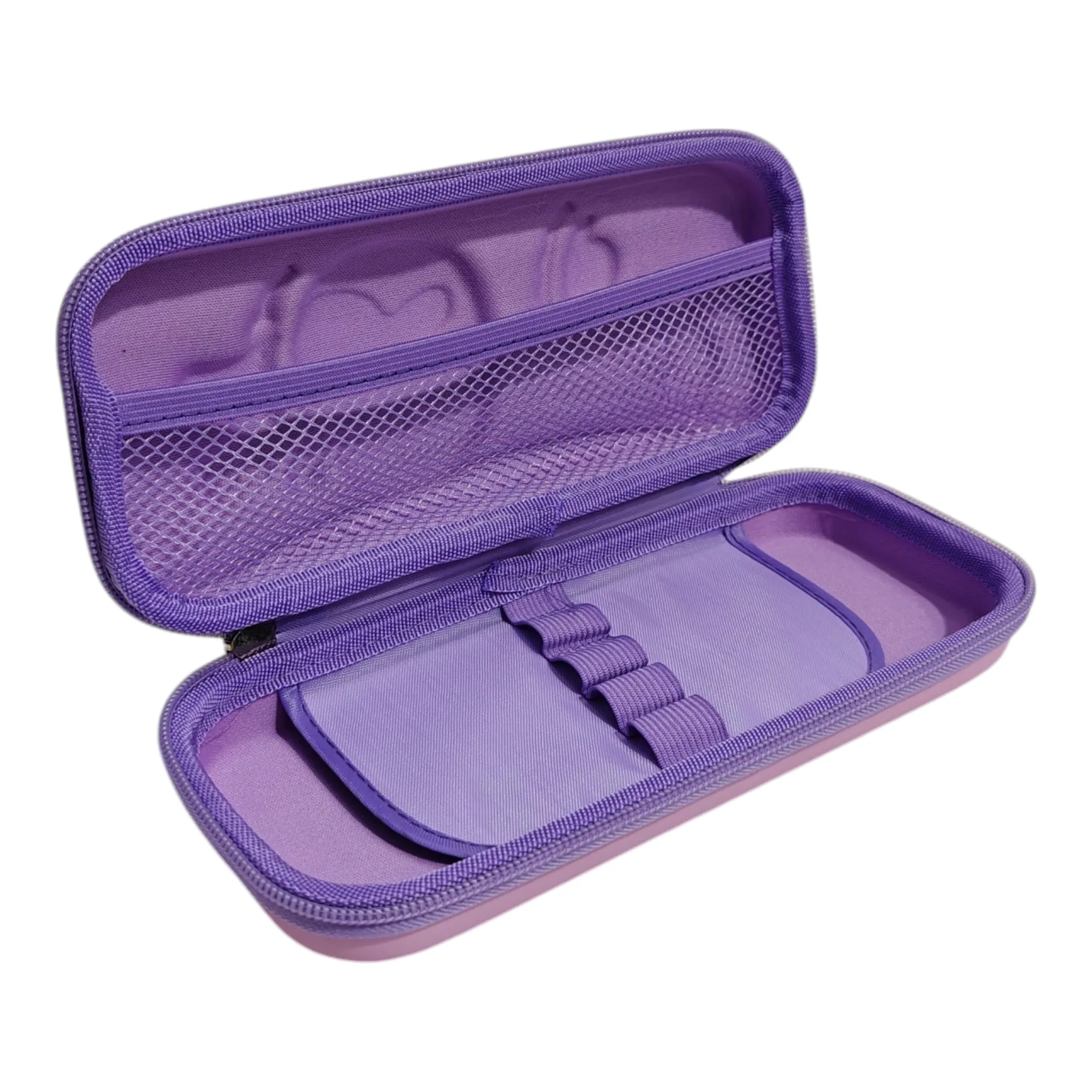 BUNNY RABBIT 3D PENCIL POUCH - PURPLE