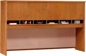 Bush Business Furniture Series C Collection 72W 4 Door Hutch in Natural Cherry