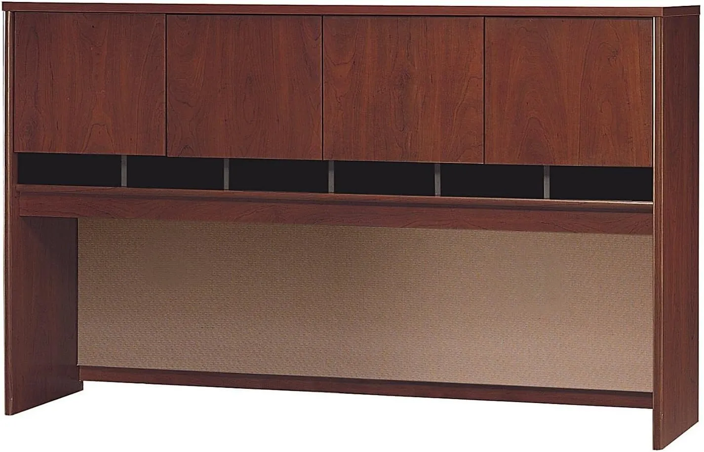 Bush Business Furniture Series C Hutch, 72W 4 Door, Hansen Cherry