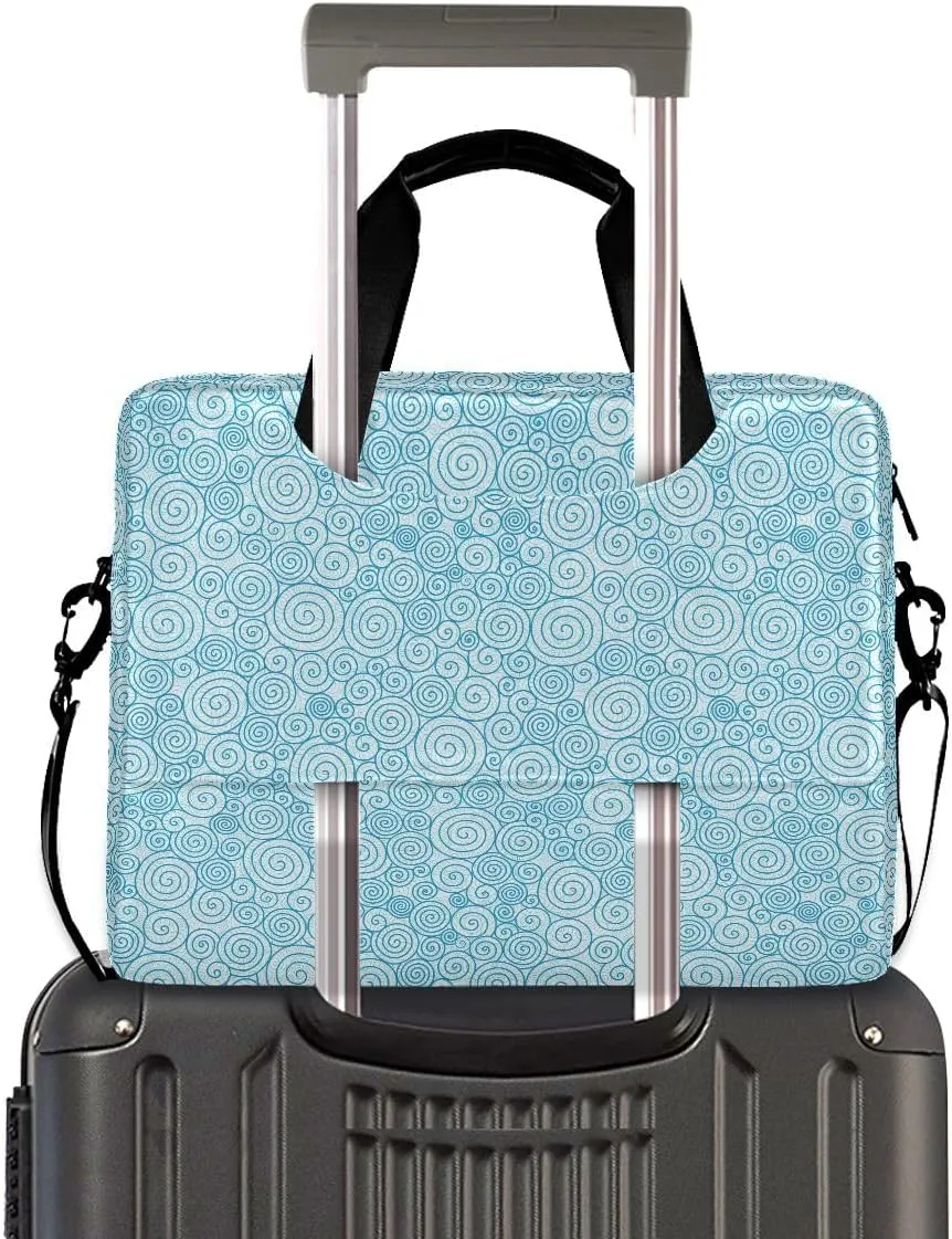 Cactus Navy BlueDesign Laptop Bag Business Professional Travel Slim Commuter Briefcase for 16 Inch Laptop