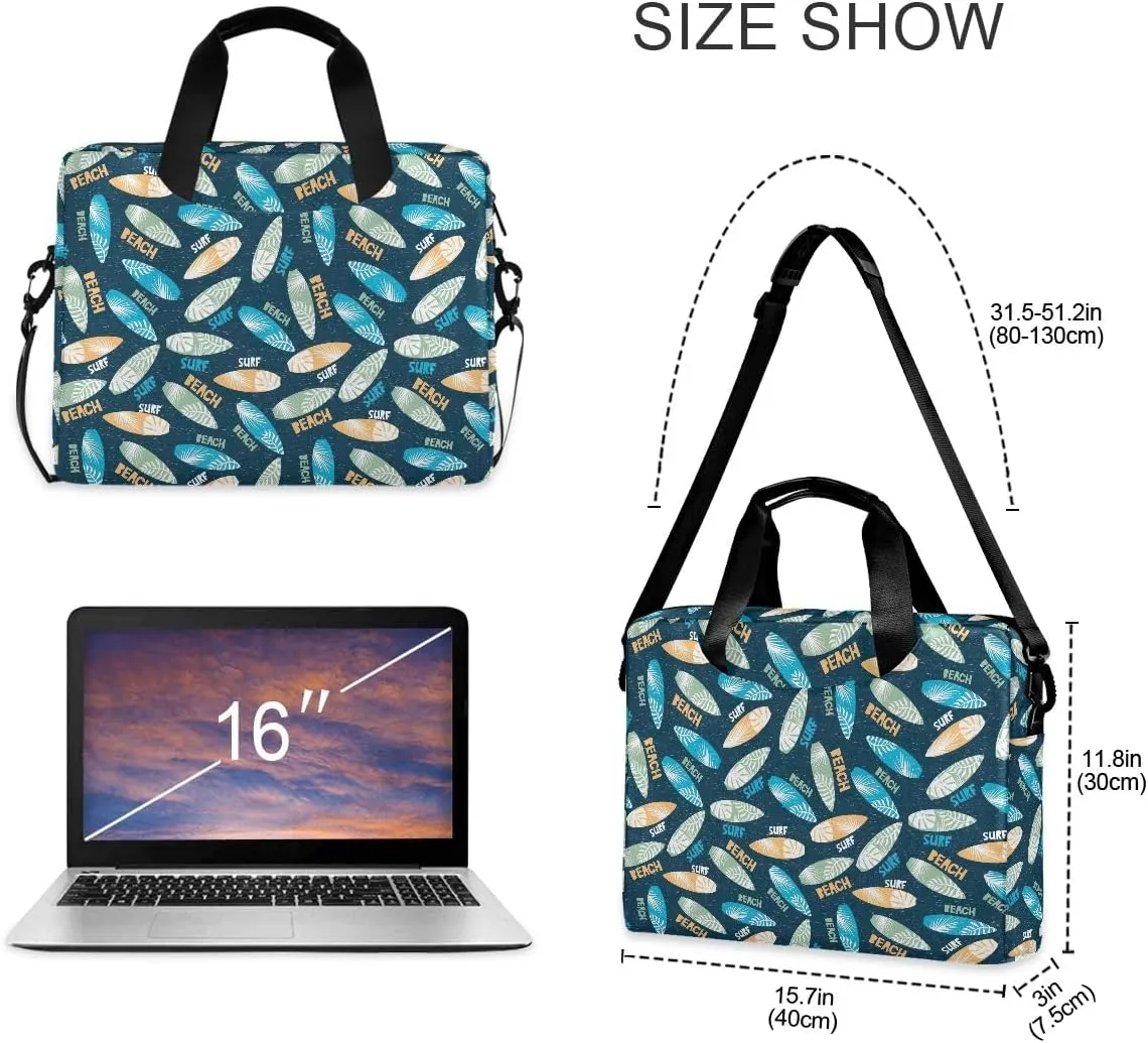 Cactus Navy BlueDesign Laptop Bag Business Professional Travel Slim Commuter Briefcase for 16 Inch Laptop