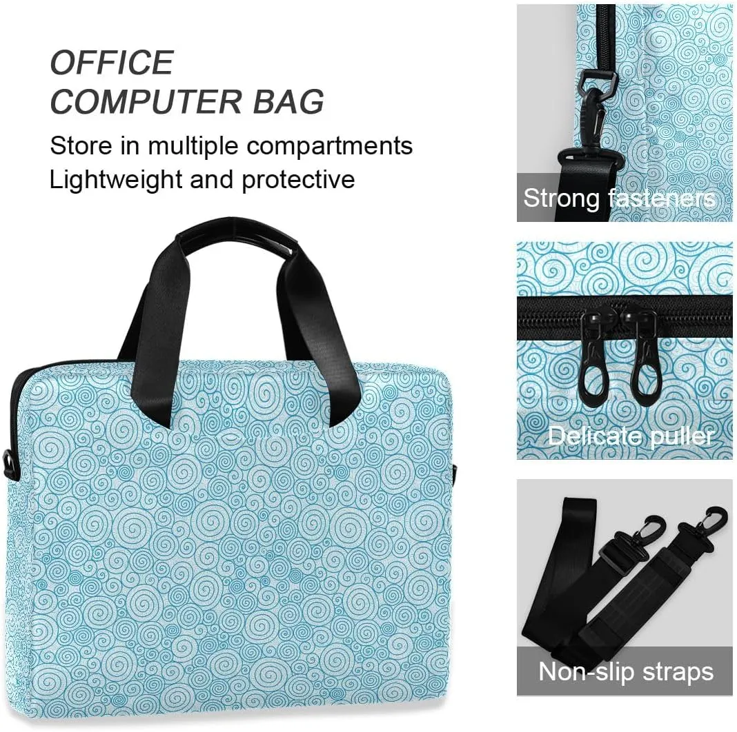 Cactus Navy BlueDesign Laptop Bag Business Professional Travel Slim Commuter Briefcase for 16 Inch Laptop