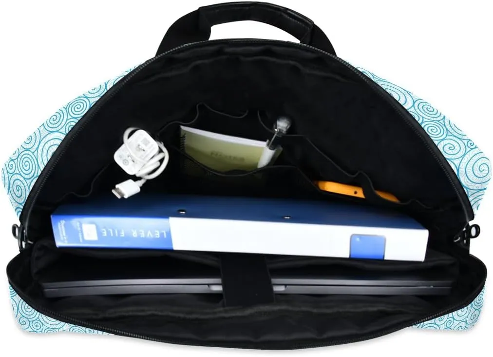 Cactus Navy BlueDesign Laptop Bag Business Professional Travel Slim Commuter Briefcase for 16 Inch Laptop