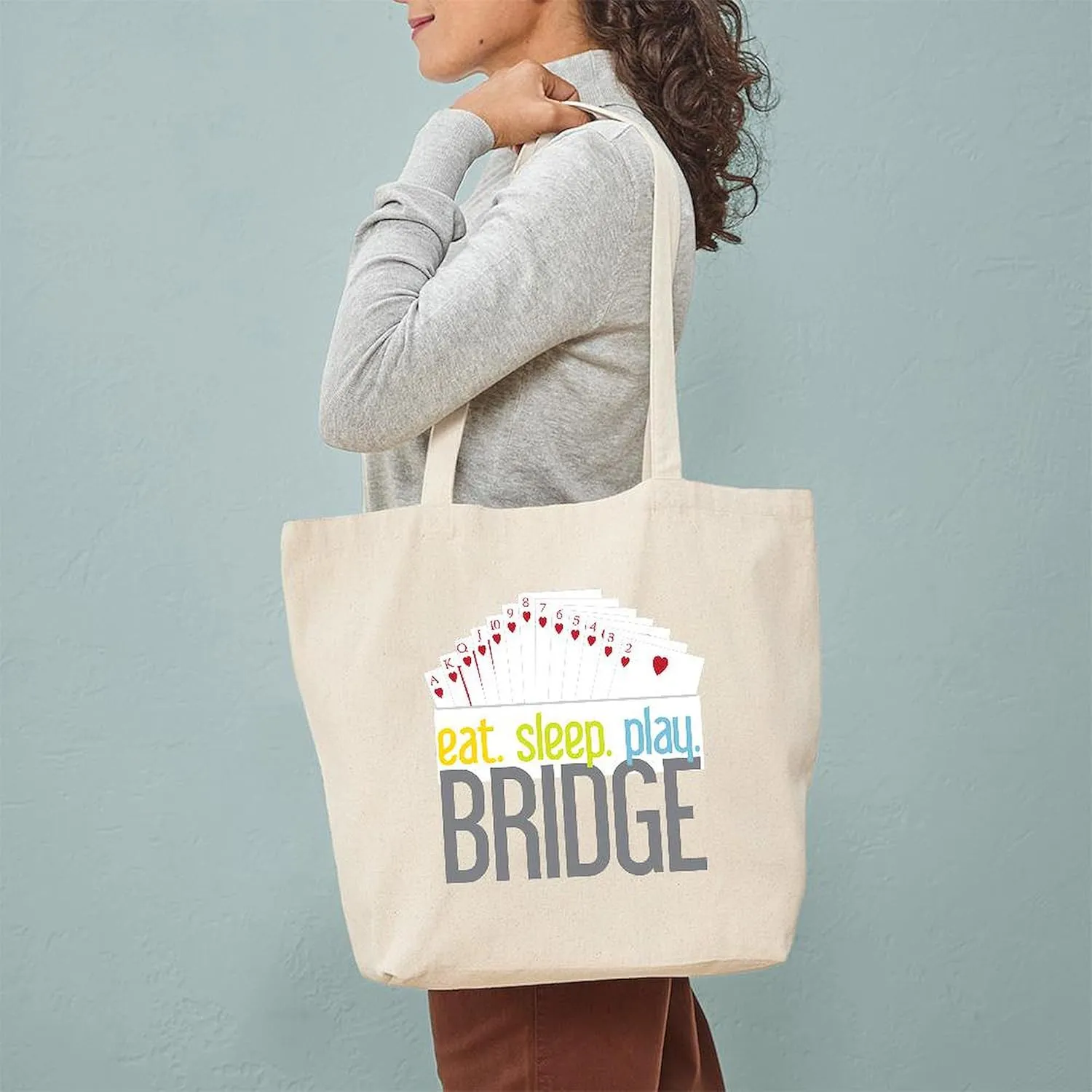 CafePress Bridge Tote Bag Reusable Natural Beige Canvas Shopping Bag