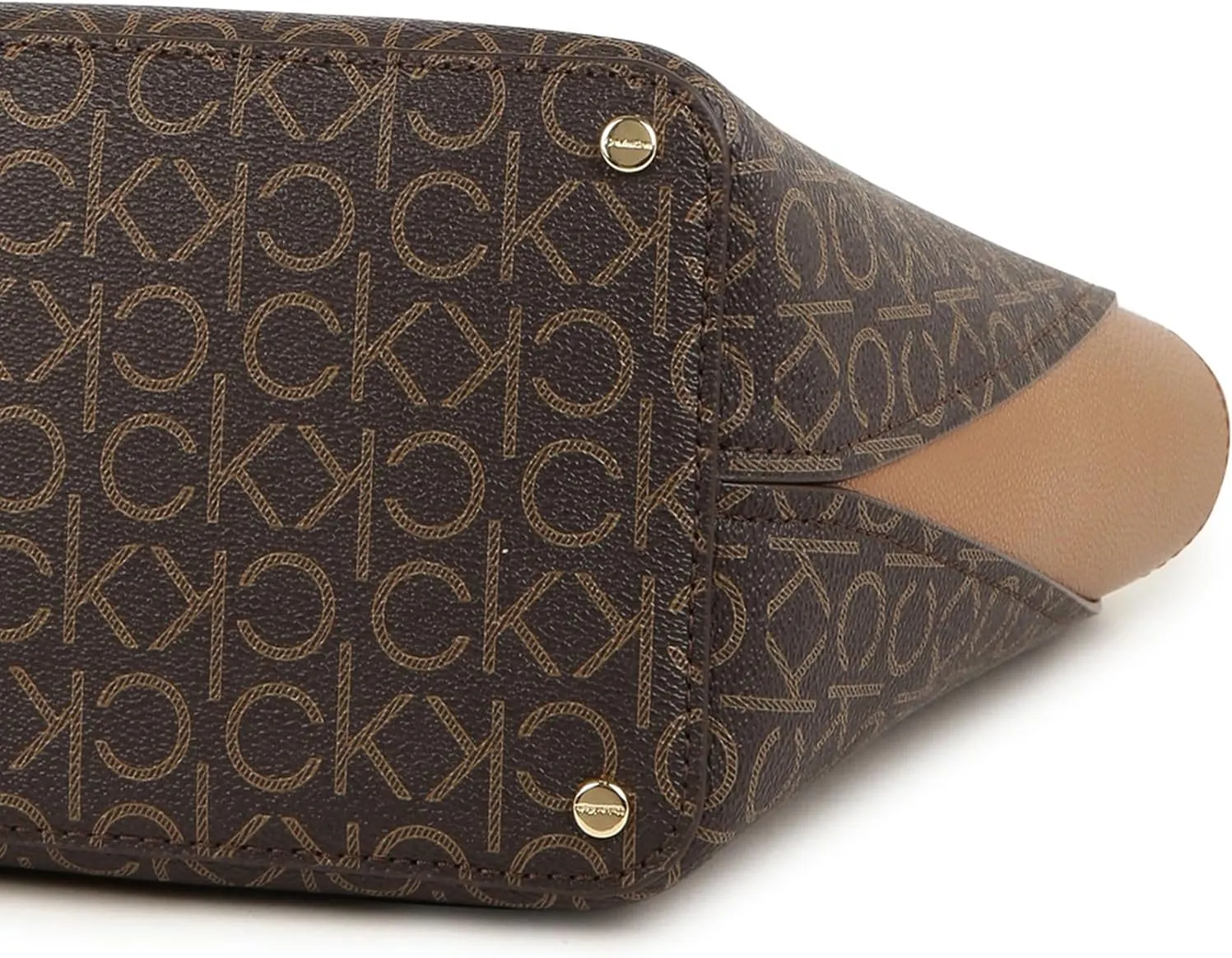 Calvin Klein Hailey Signature Top Zip Chain Tote