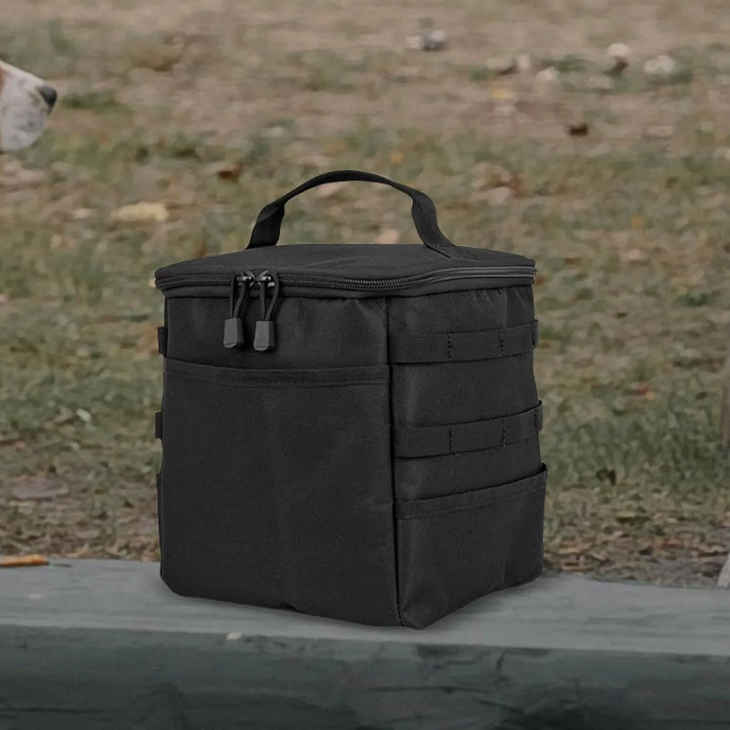 Camping Gas Tank Storage Bag Organizer Bag Easy to Carry Accessories Portable Bag Cookware Organizer for Outdoor