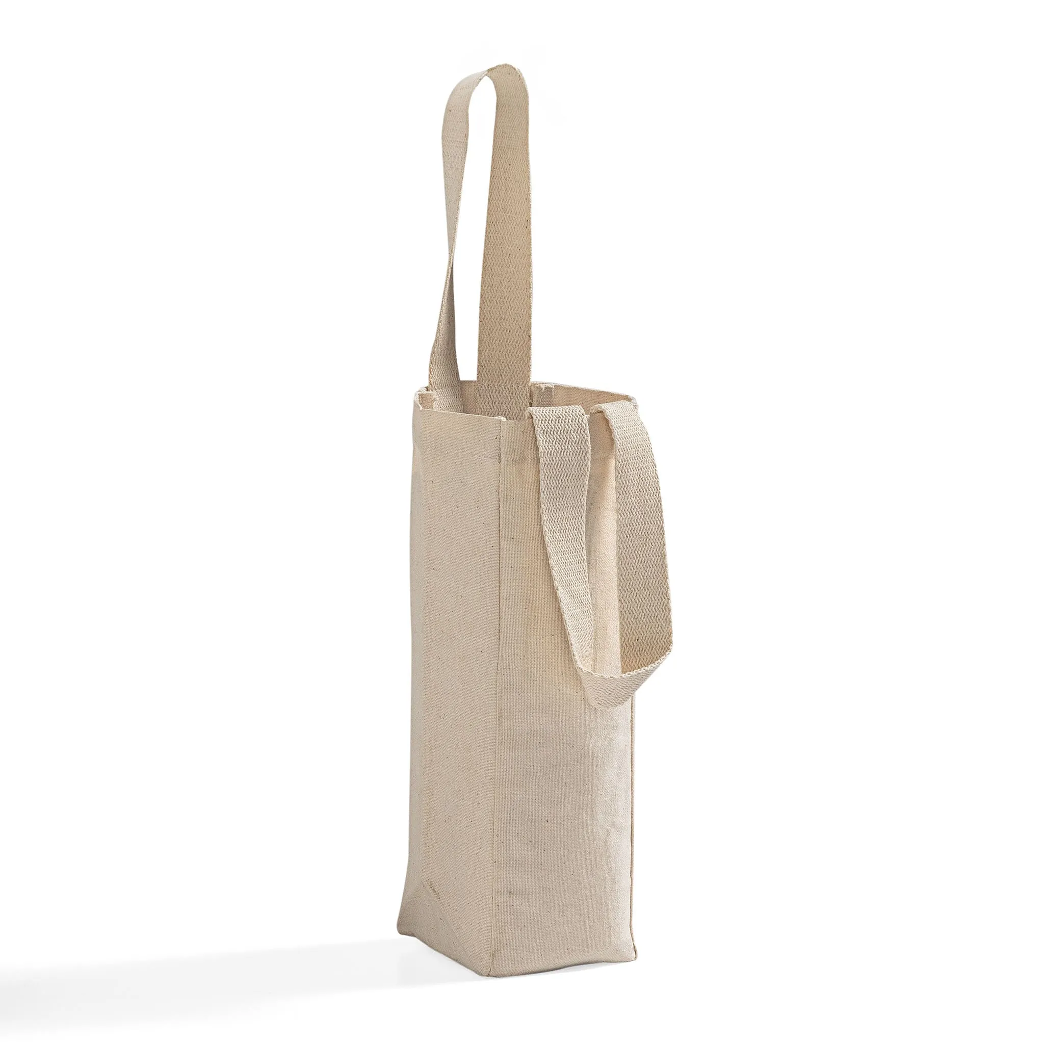 Canvas Single Wine Tote Bag