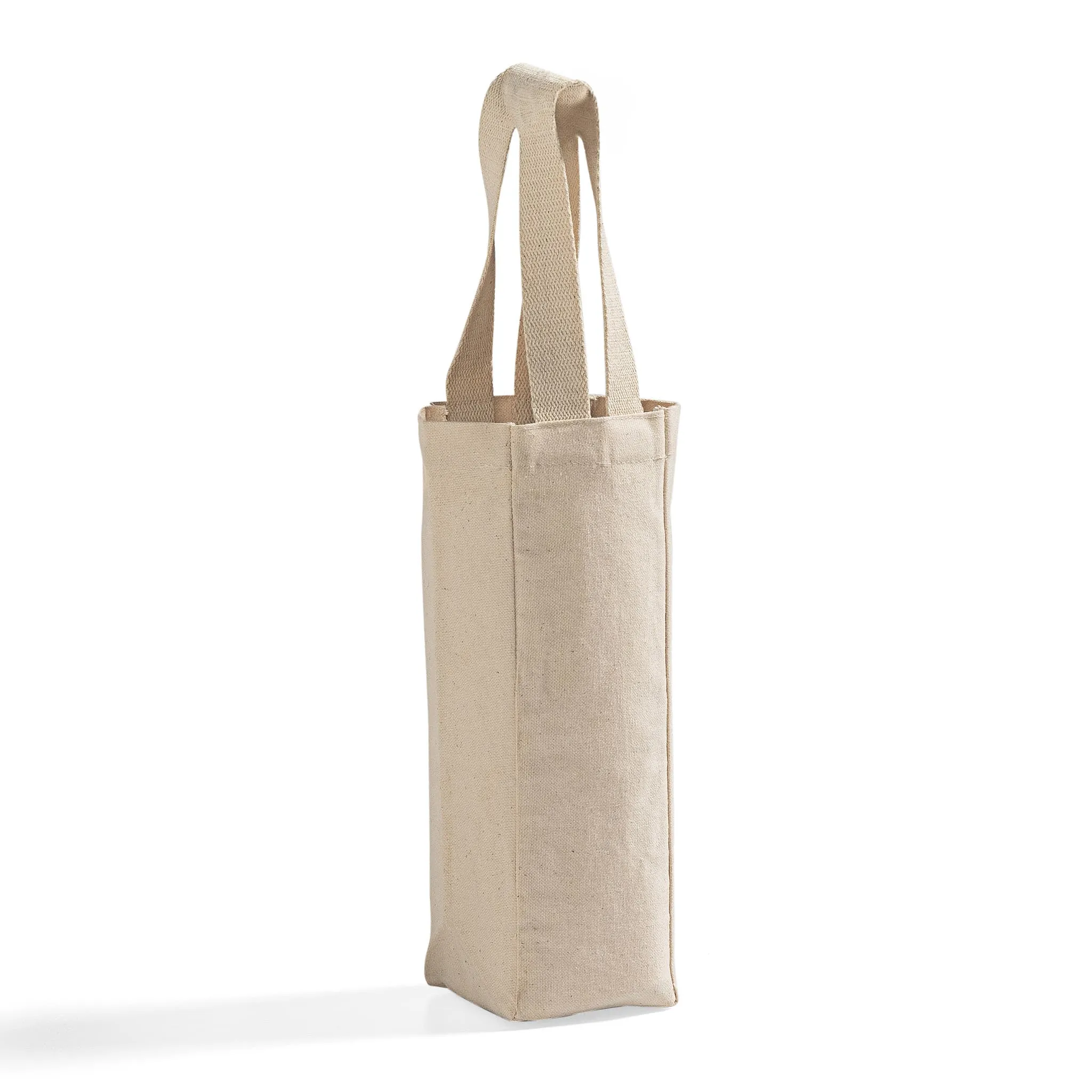 Canvas Single Wine Tote Bag