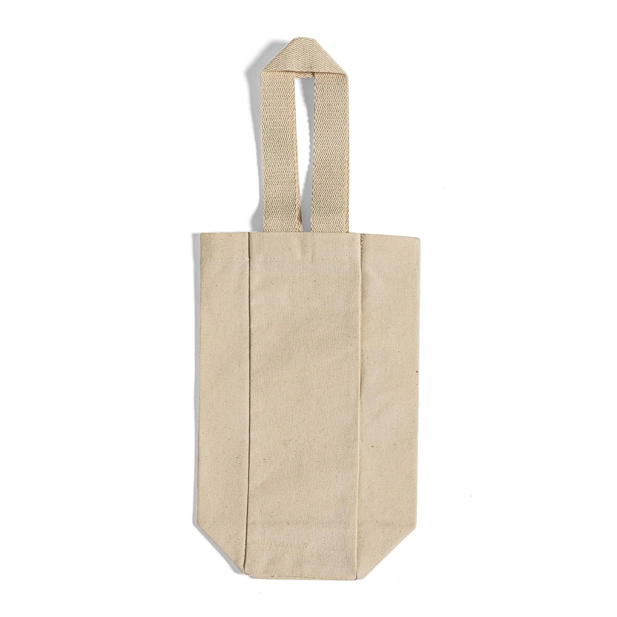 Canvas Single Wine Tote Bag