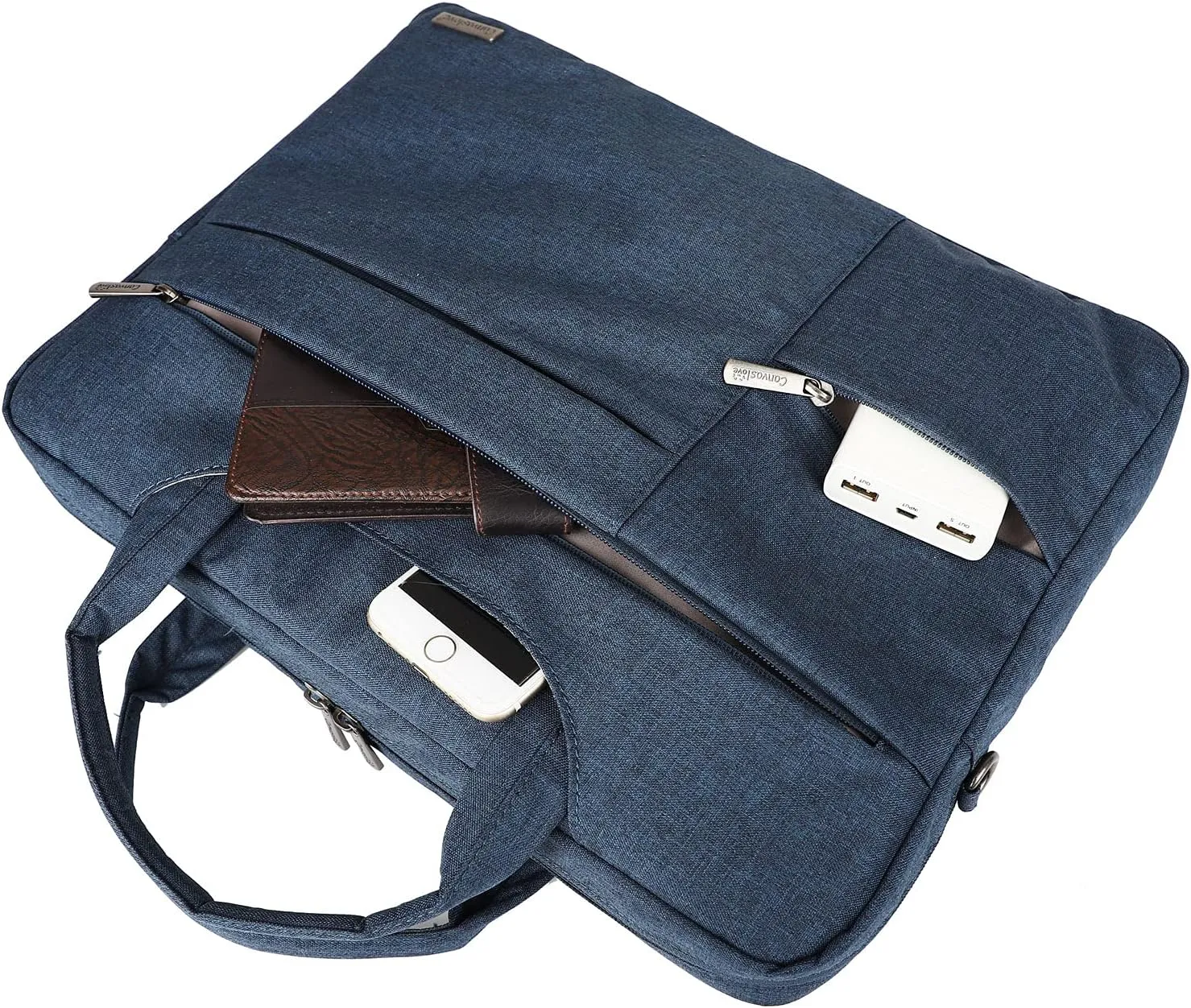 Canvaslove Multifunctional Briefcase,Muti-Pockets Laptop Case Bag For 15.6 inch-16 inch Laptop Computer