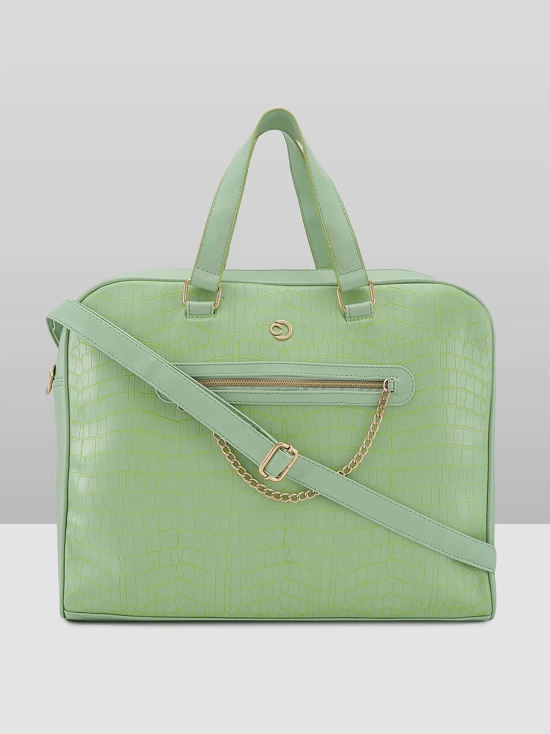 Caprese Mist Laptop Bag Large Mint