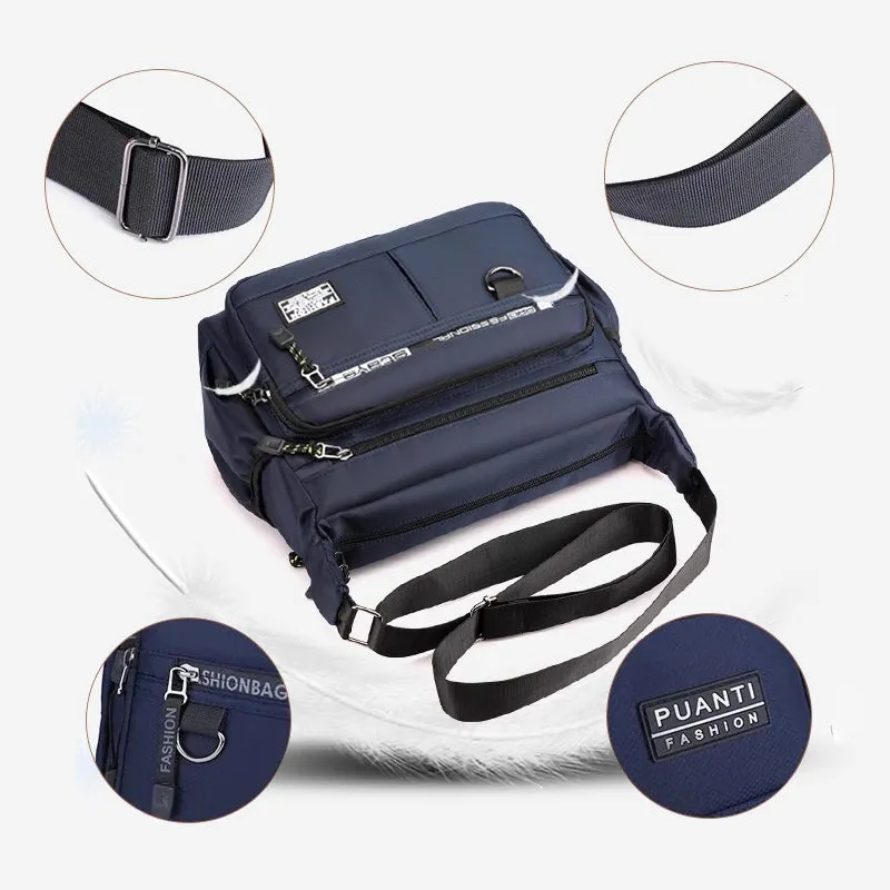 Carl | Functional Multi-Zip Crossbody Bag
