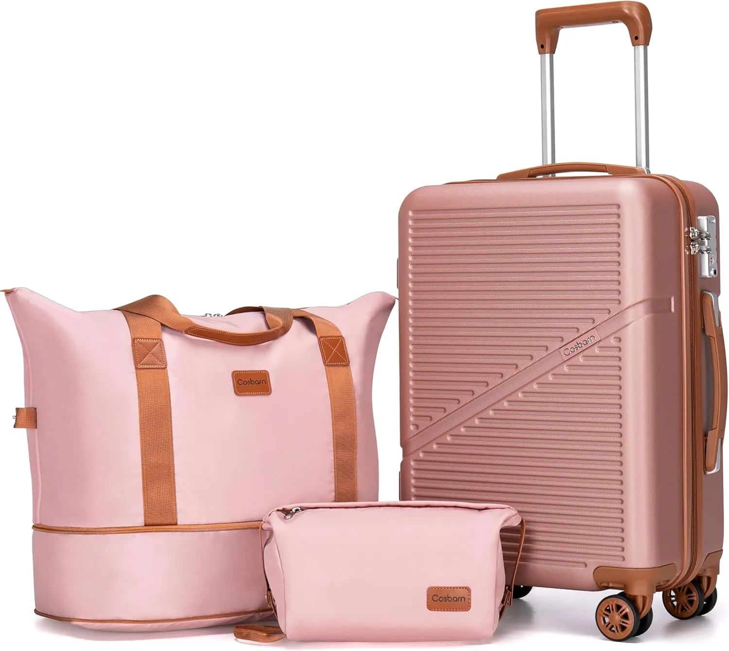 Carry On Luggage 22x14x9 Airline Approved, 20 Inch Carry on Suitcases with Wheels, ABS Lightweight Carry-on Luggage, Travel Suitcase Set with Wheels and TSA Lock
