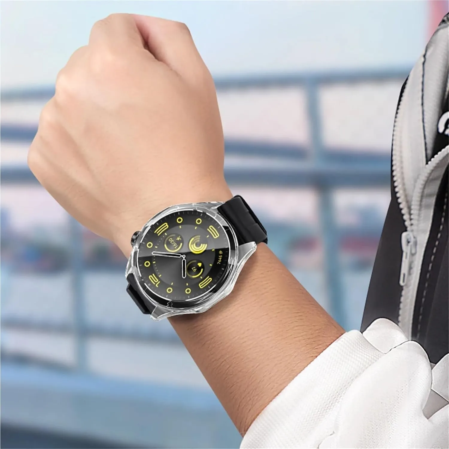 Case for Huawei Watch GT 4 46mm Protective Case PC Hard Bumper for Men's Women's GT4 Accessories no Screen Protector Glass