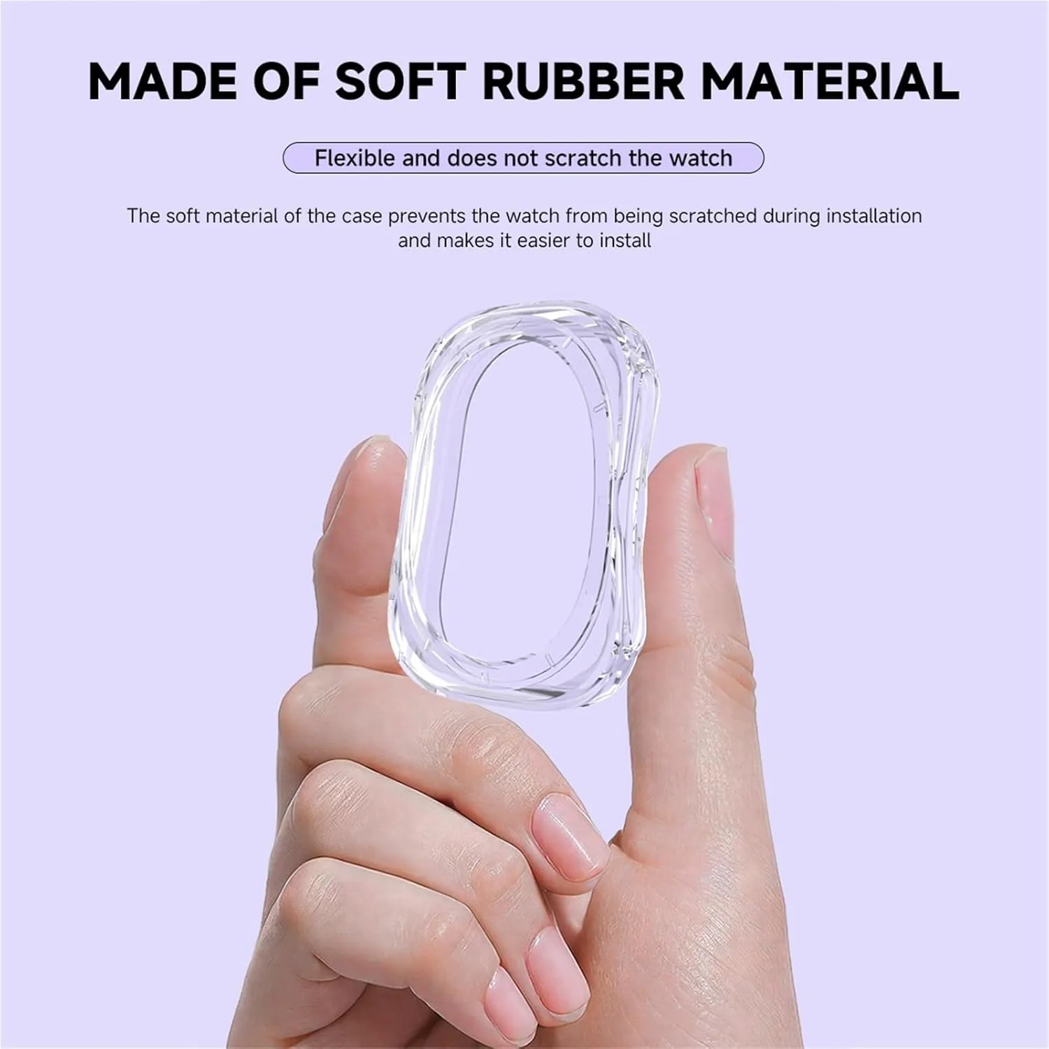 Case for Samsung Galaxy Watch 7 Ultra 47mm Smartwatch Cover Soft TPU Bumper Protective Shell for Galaxy 7 Ultra 47mm Accessories(Silver)