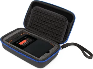CASEMATIX Travel Case Compatible with SIMO Solis 5G WiFi Mobile Hotspot, Charging Cable and Other Small Accessories in Shock-Absorbing Foam - Travel Case Only