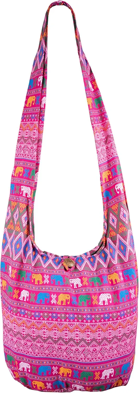 CCcollections Tie Dye Sling Shoulder Bag Cotton Crossed body bag shopping Many Printed